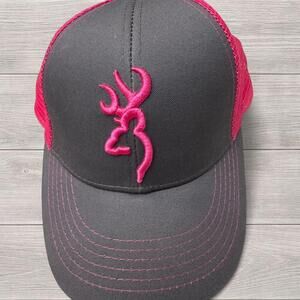 Browning Hat Pink/Grey - ONE SIZE- NWOT